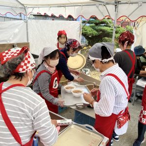 祭りに地場産食堂を開く！